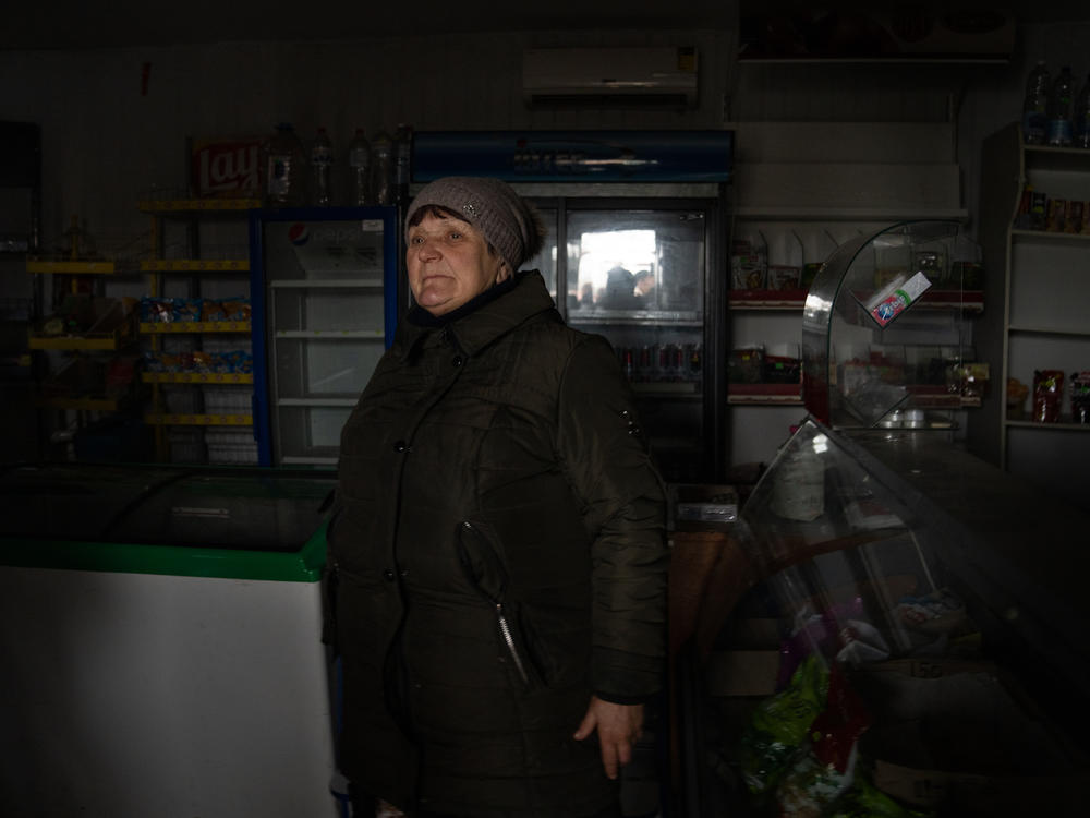 Tetiana Procenko is one of the few remaining residents living in Chasiv Yar despite the encroaching Russian troops.