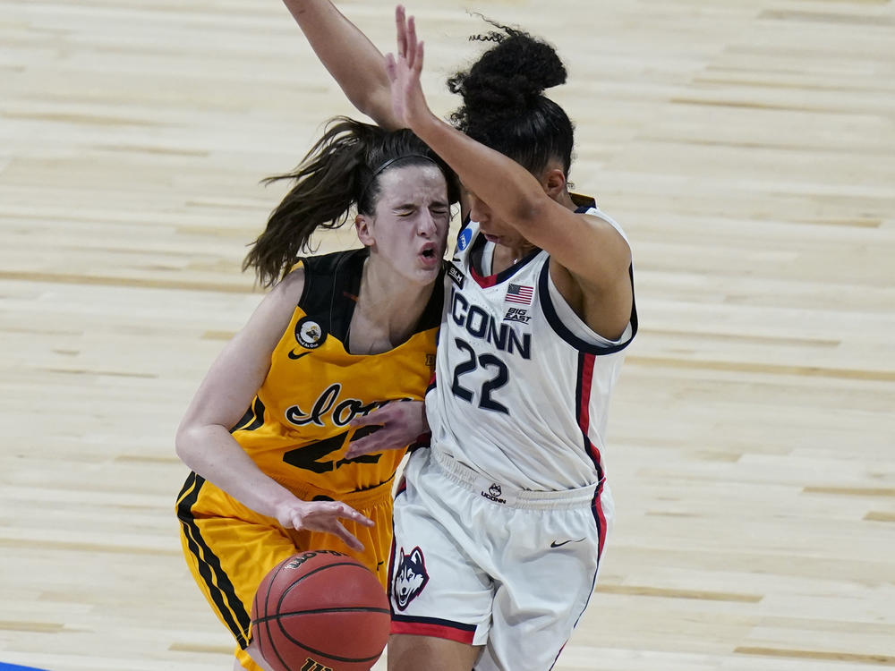 Clark's freshman season came to an end when UConn beat Iowa in the Sweet 16 by a score of 92-72.