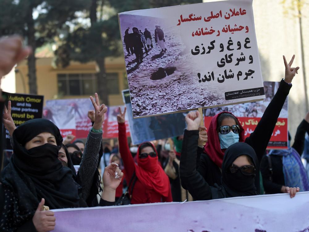 The Taliban has a history of supporting the use of stoning as a punishment for 