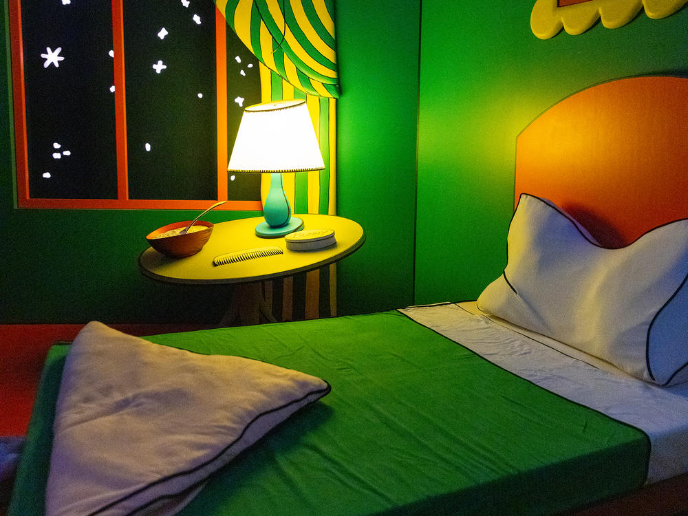 The museum features an exhibit bringing to life the room from the classic children's book <em>Goodnight Moon</em>, written by Margaret Wise Brown and illustrated by Clement Hurd.