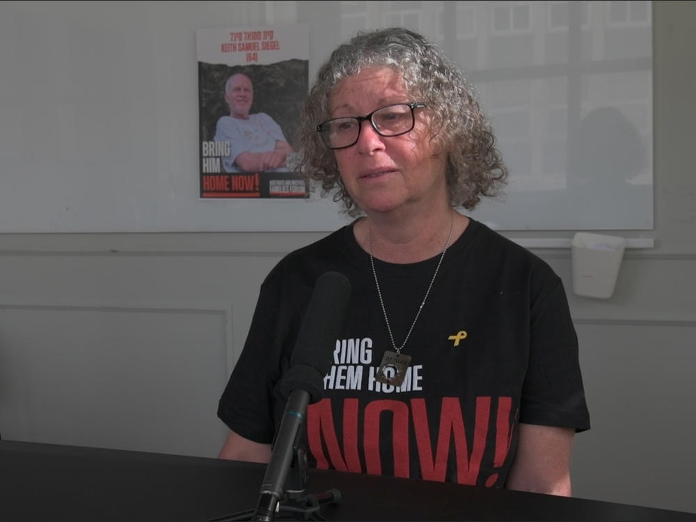 Aviva Siegel in Tel Aviv on April 4, 2024.
