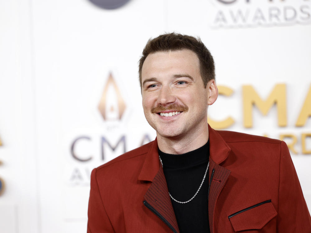 Country music star Morgan Wallen attending the CMA Awards in Nashville in November 2023.