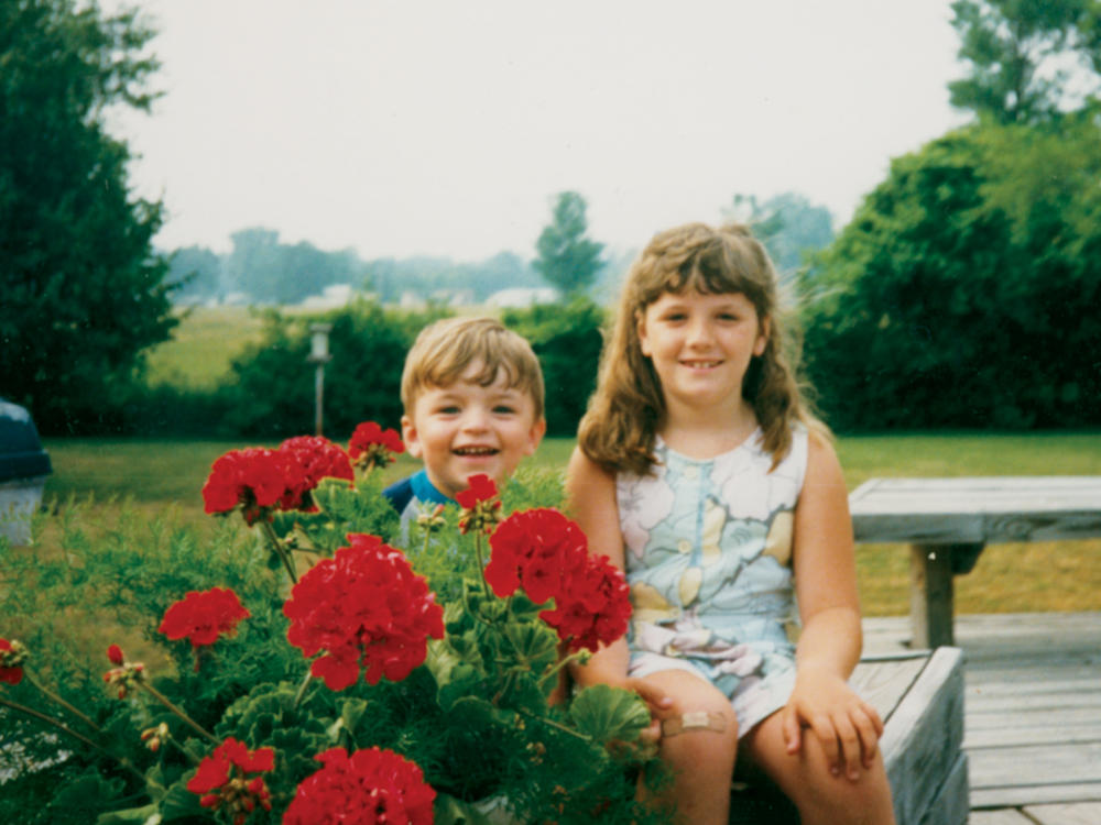 Meghan and her brother Andrew in Michigan.