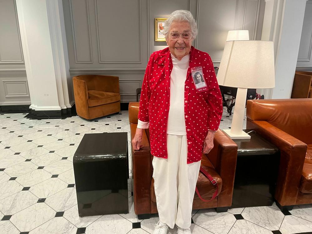 Jeanne Gibson, 98, is one of nearly 30 