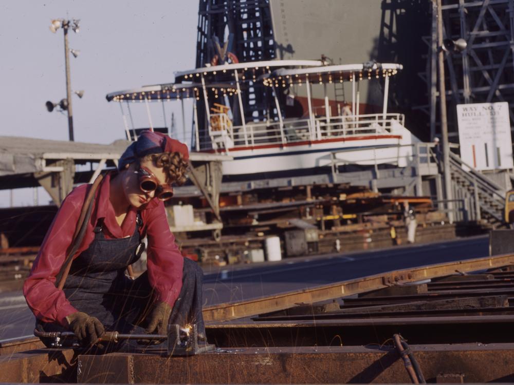 Millions of women worked in U.S. factories and shipyards during WWII to support the war. They're known now as 
