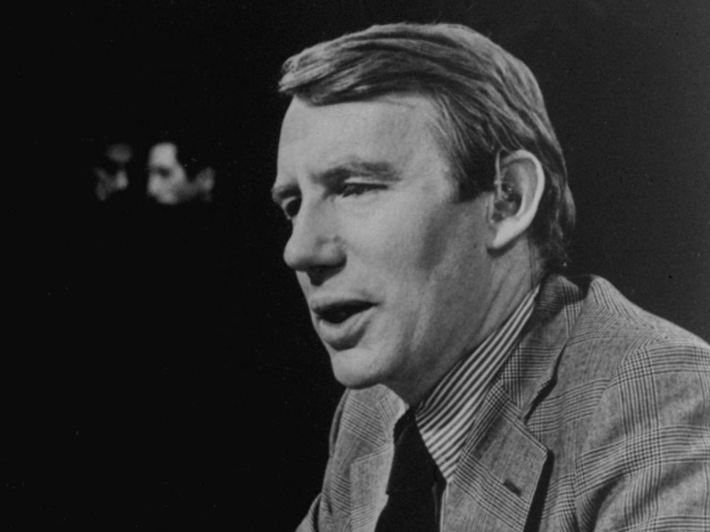 This Feb. 1978 photo shows Robert MacNeil, executive editor of 