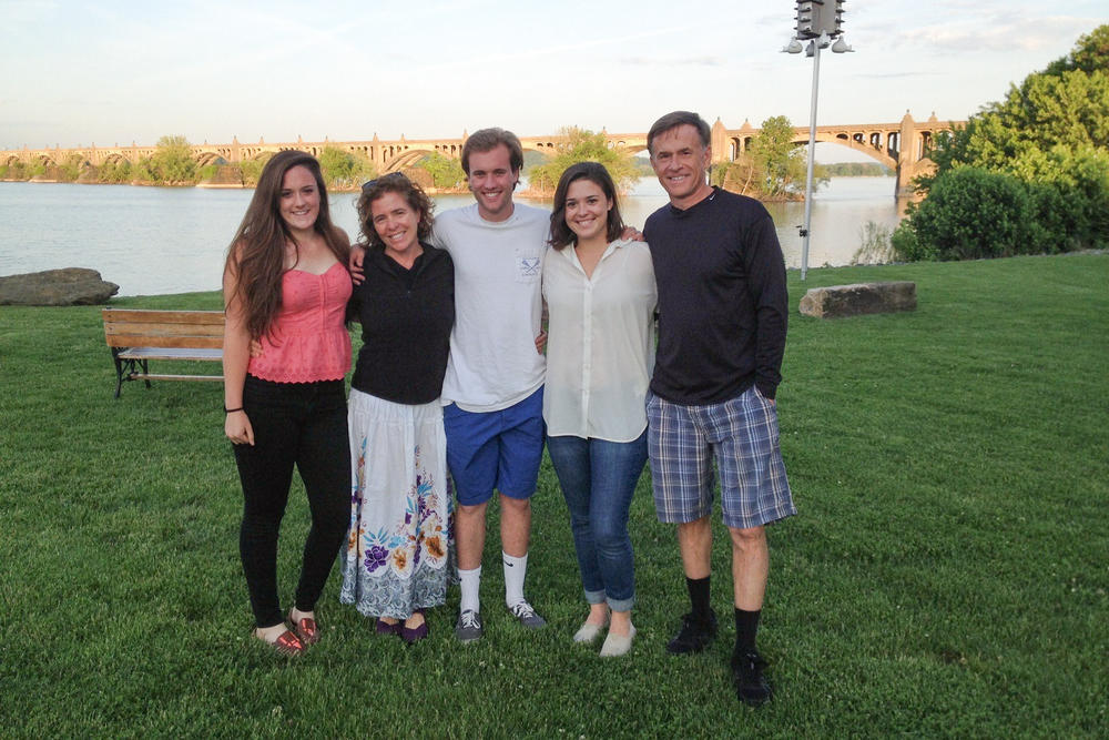 A photo of Maura Condon Umble, her son Alex Patrick Umble and their family.