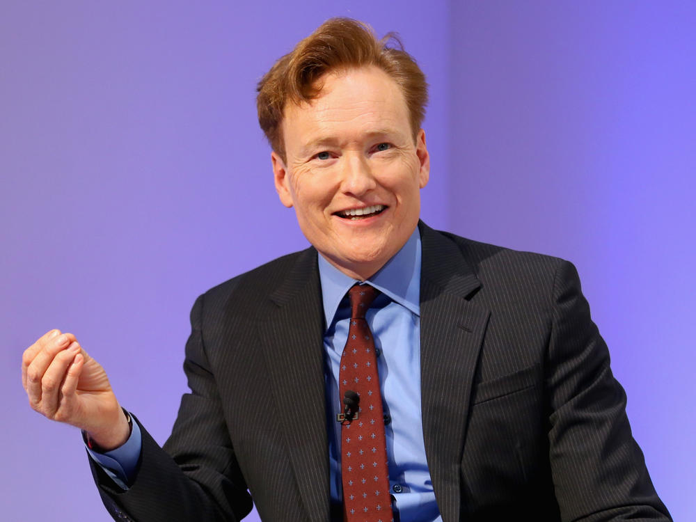 Comedian Conan O'Brien at TBS Night Out in 2016. He recently appeared on YouTube show, <em>Hot Ones</em>.