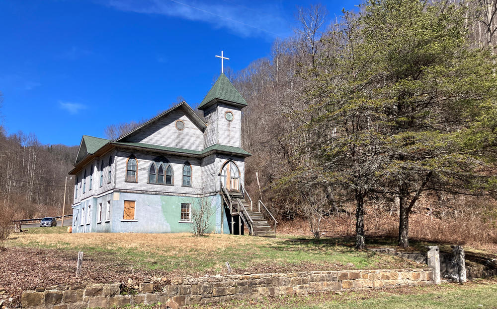 Built in 1921, the New Salem Baptist Church served Black coal miners and their families in Tams, W.Va.