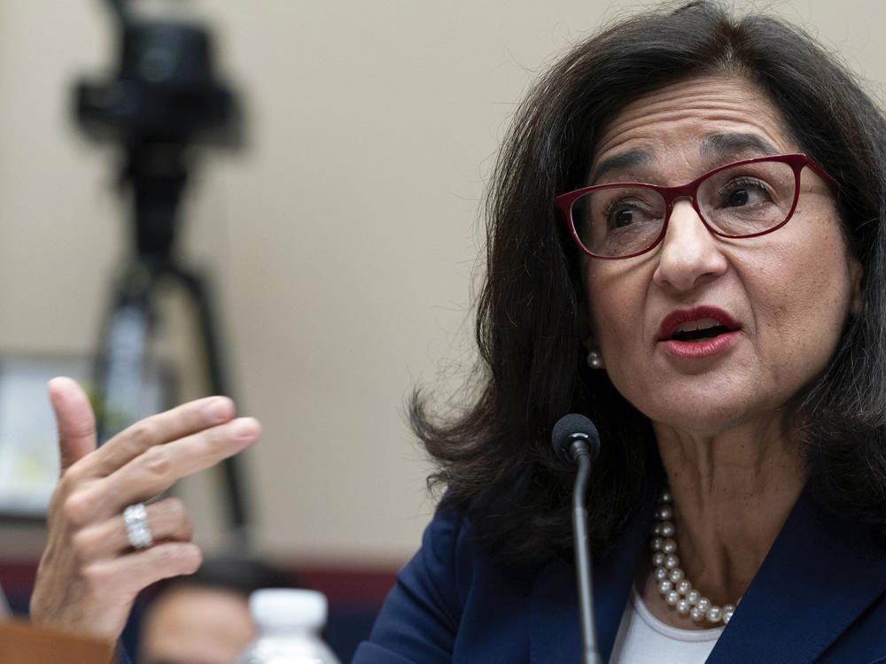 Columbia University president Minouche Shafik testified before a House committee Wednesday. On Thursday she urged NYPD officials to break up a pro-Palestinian protest on the campus in New York City.
