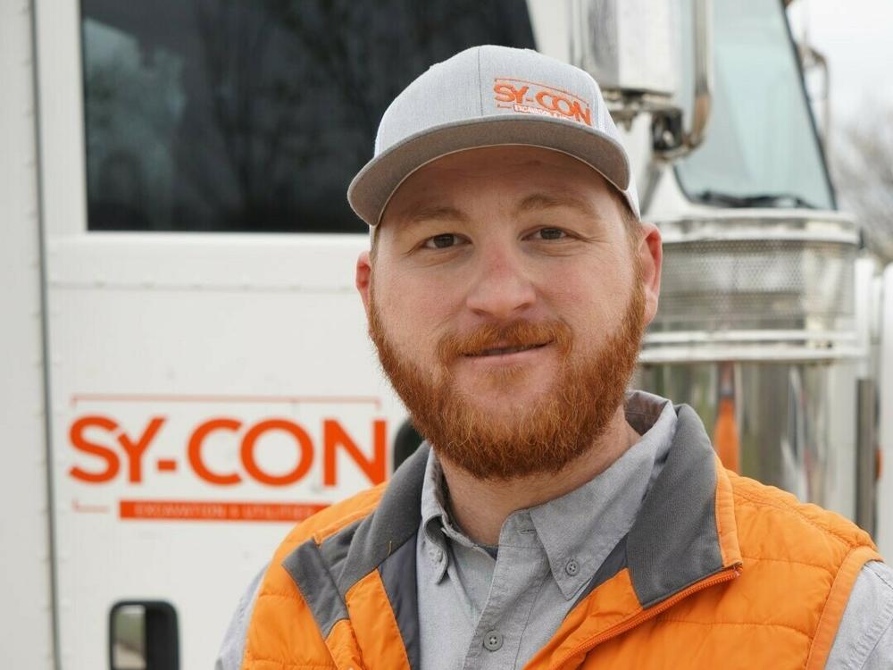 Sy Kirby, who runs his own construction company, says a four-year degree just wasn't in the cards for him or his bank account.