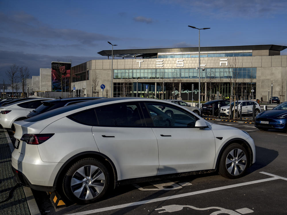 Tesla dropped its prices on cars by about $2,000 in the United States.