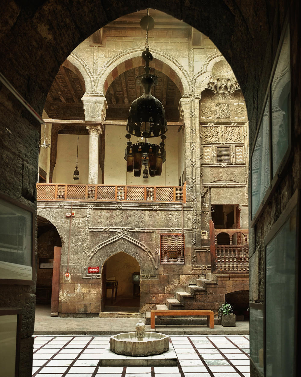 The interior of Bayt al-Kritliyya, an Islamic house built in 1632. The image, he felt, was a portal to a different world. 