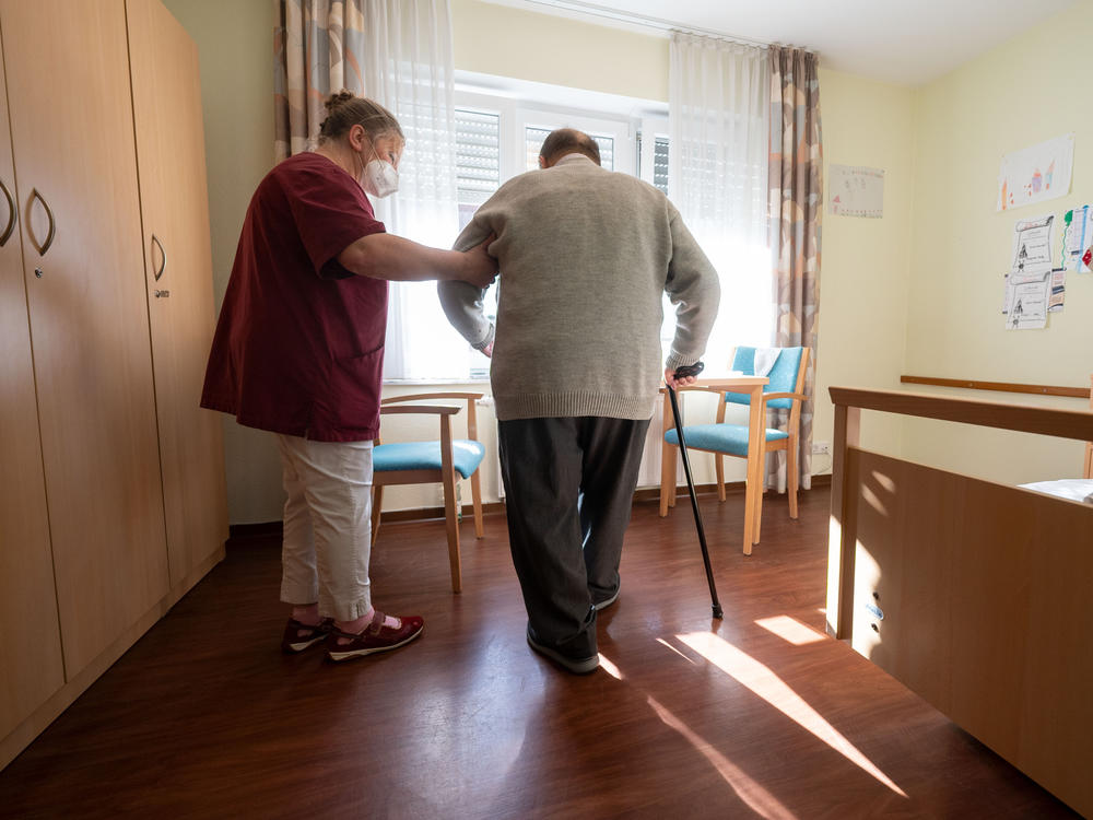The Biden administration is establishing new standards for how much time each day a nursing home resident gets direct care from a nurse or an aide.