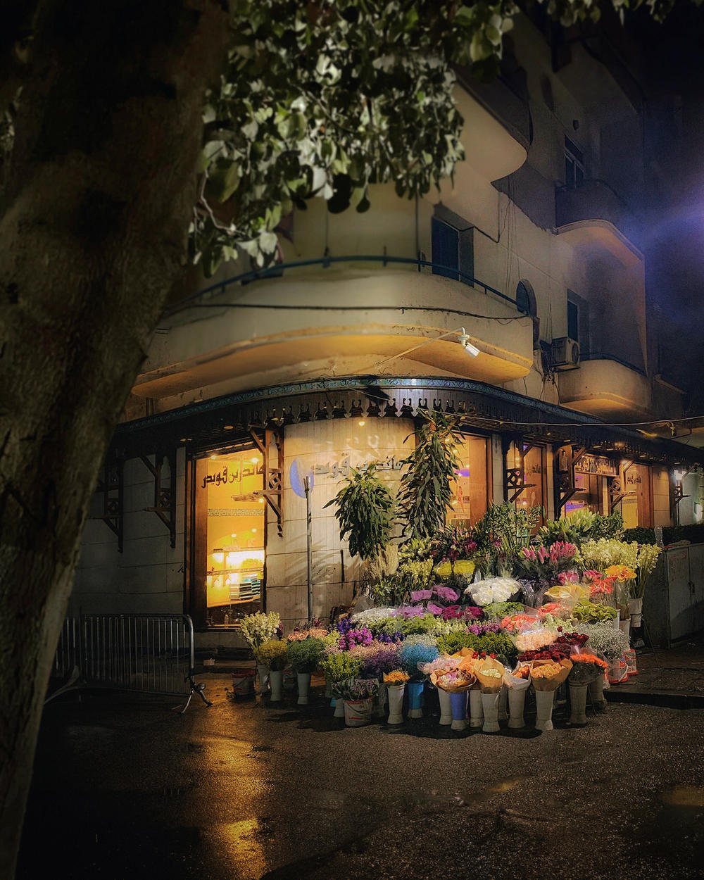A flower shop in Zamelek, Cairo, near El Massry's alma mater. 