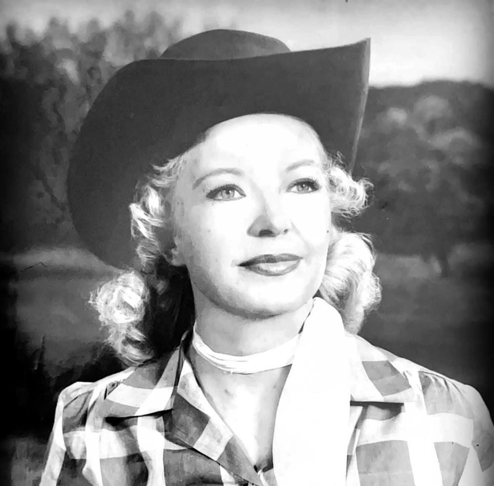 This press photo of country singer Cindy Walker was among many never-before-seen photos recovered from the home.