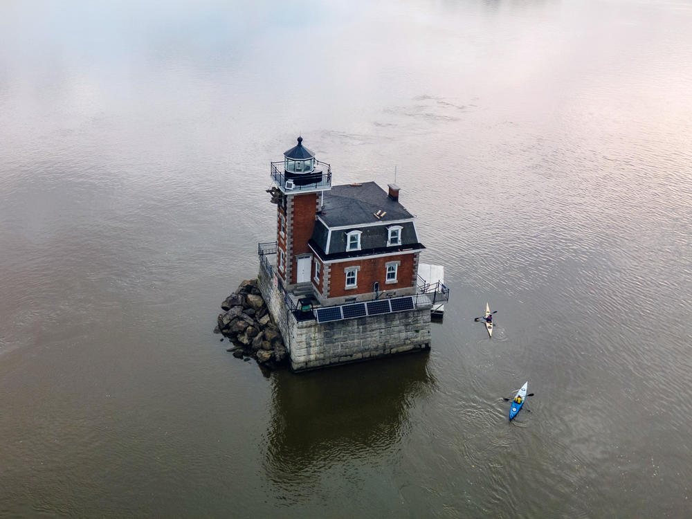 The Hudson-Athens Lighthouse is one of two 