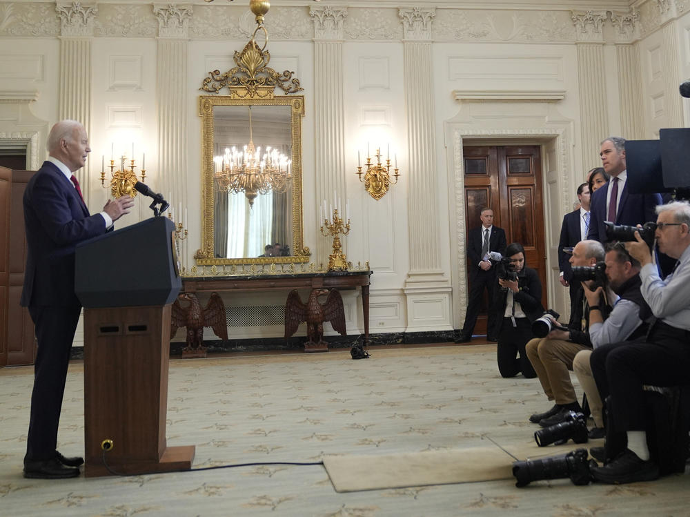 President Biden on Wednesday announces the signing of a $95 billion military assistance package for Ukraine, Israel and Taiwan. Ukraine says the aid is critical as it seeks to regain momentum on the battlefield from Russia.