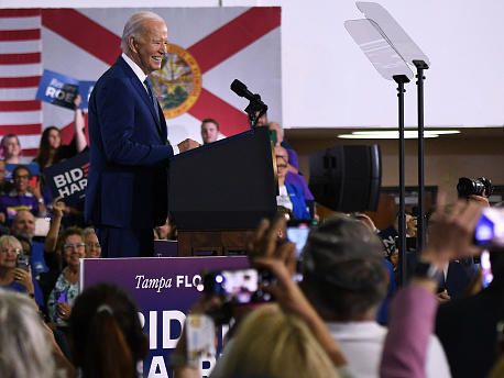 President Joe Biden spoke at a pro-reproductive rights event in Tampa, Florida on Tuesday.