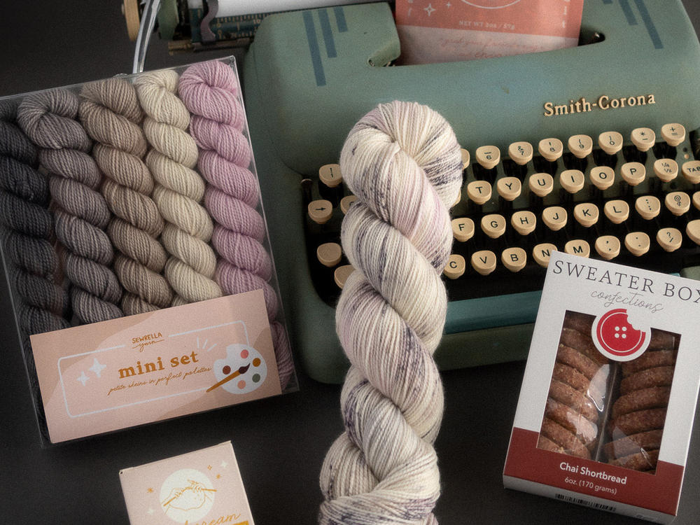 The Tortured Poets Department yarn collection from Sewrella Yarn.