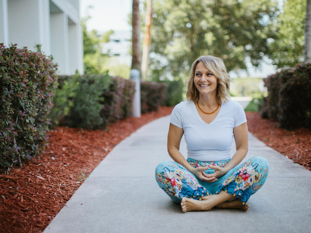Katie Krimitsos is among the majority of American women who have trouble getting healthy sleep, according to a new Gallup survey. Krimitsos launched a podcast called <em>Sleep Meditation for Women</em> to offer some help.