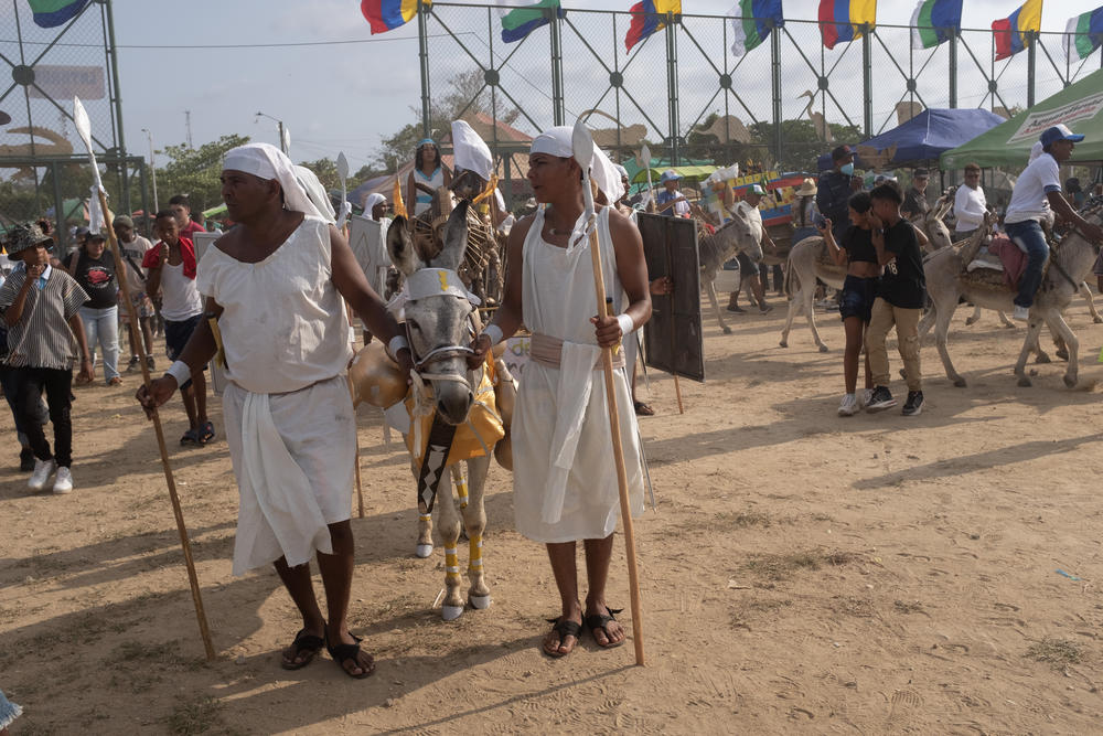 One of the highlights of the annual Donkey Festival is the costume competition.