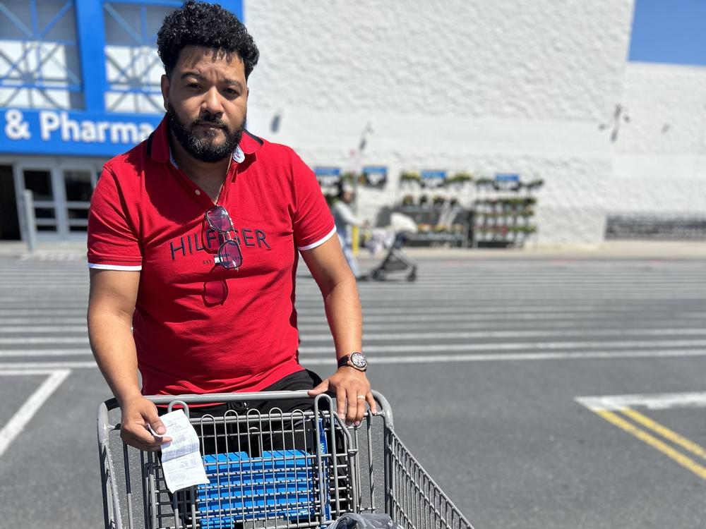 Luis Escarraman spent $139 when he picked up some vitamin C and a few items of clothing for himself and his daughter. 