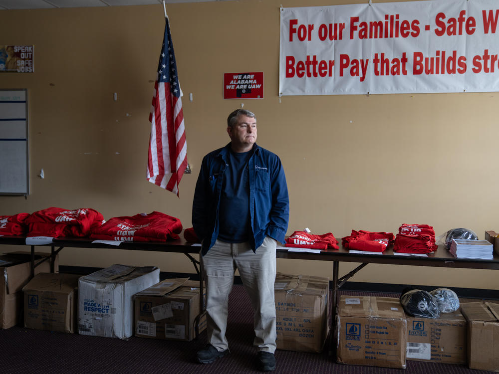 Jeremy Kimbrell has worked at the Mercedes-Benz plant in Vance, Ala., since 1999. Having been involved in several failed union drives, he says this latest one feels different.