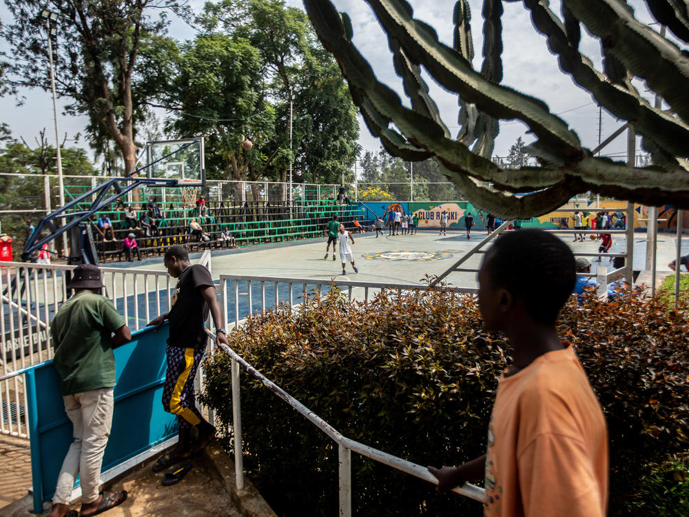The popularity of basketball in Rwanda can be seen on courts around the country.
