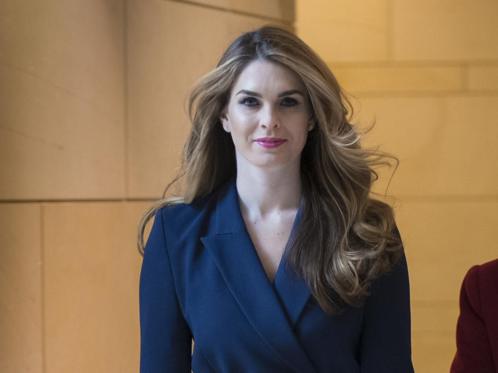White House Communications Director Hope Hicks, one of President Trump's closest aides and advisers, arrived to meet behind closed doors with the House Intelligence Committee, at the Capitol in Washington on Feb. 27, 2018.