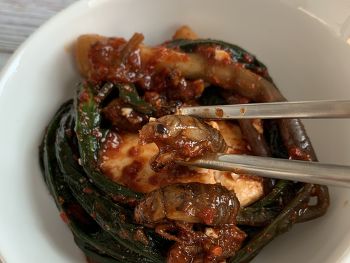 Chef Joseph Yoon says proper preparation and ingredients can help make the flavor of dishes like cicada kimchi more familiar.