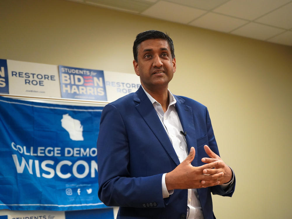 Rep. Ro Khanna, D-Calif., held five listening sessions at university campuses across Wisconsin, speaking with student organizers about issues that mattered most to them.