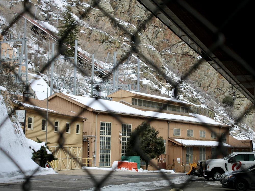 The Shoshone Generating Station, a hydroelectric power plant on the Colorado River east of Glenwood Canyon. (Alex Hager, KUNC)