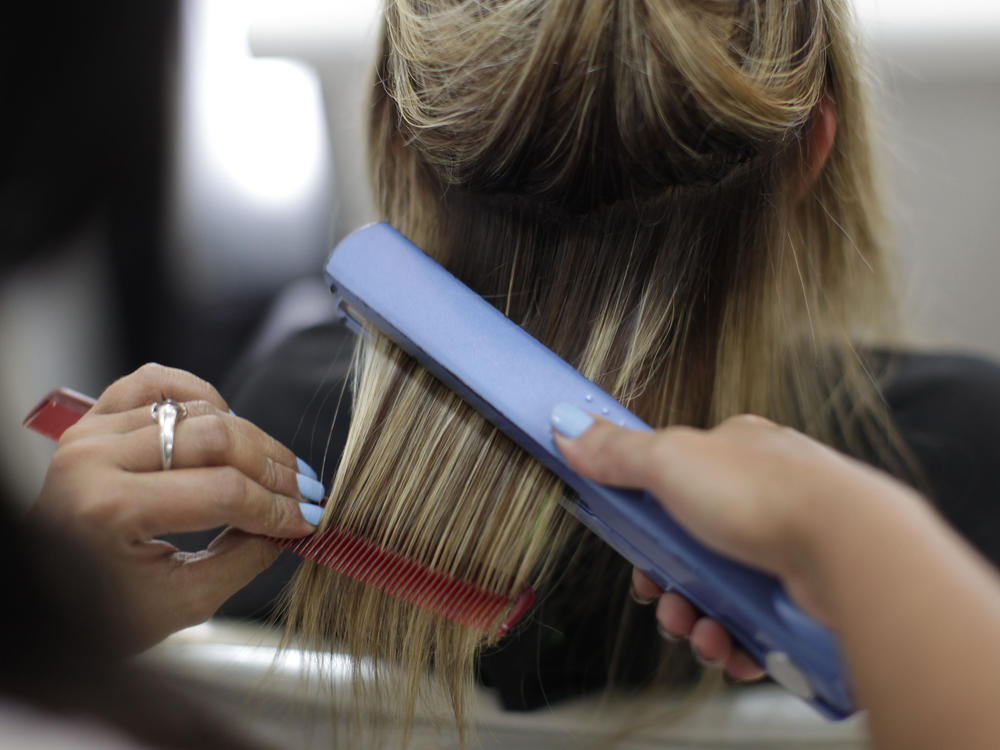 Adriana Guedes has her hair straightened by hair dresser Tania Machado at a salon in Ipanema, Rio de Janeiro, on Feb. 3, 2011. High levels of formaldehyde used in the hair straightening treatments have caused concern, both for stylists and their clients, and in some places, the treatments have been banned, regulated or reformulated.