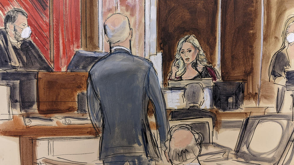 Elizabeth Williams said there was a tense moment in the trial of lawyer Michael Avenatti when his former client, Stormy Daniels, testified. 
