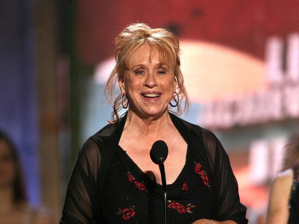 Jeannie Epper accepting a Lifetime Achievement Award at the Taurus World Stunt Awards in 2007.