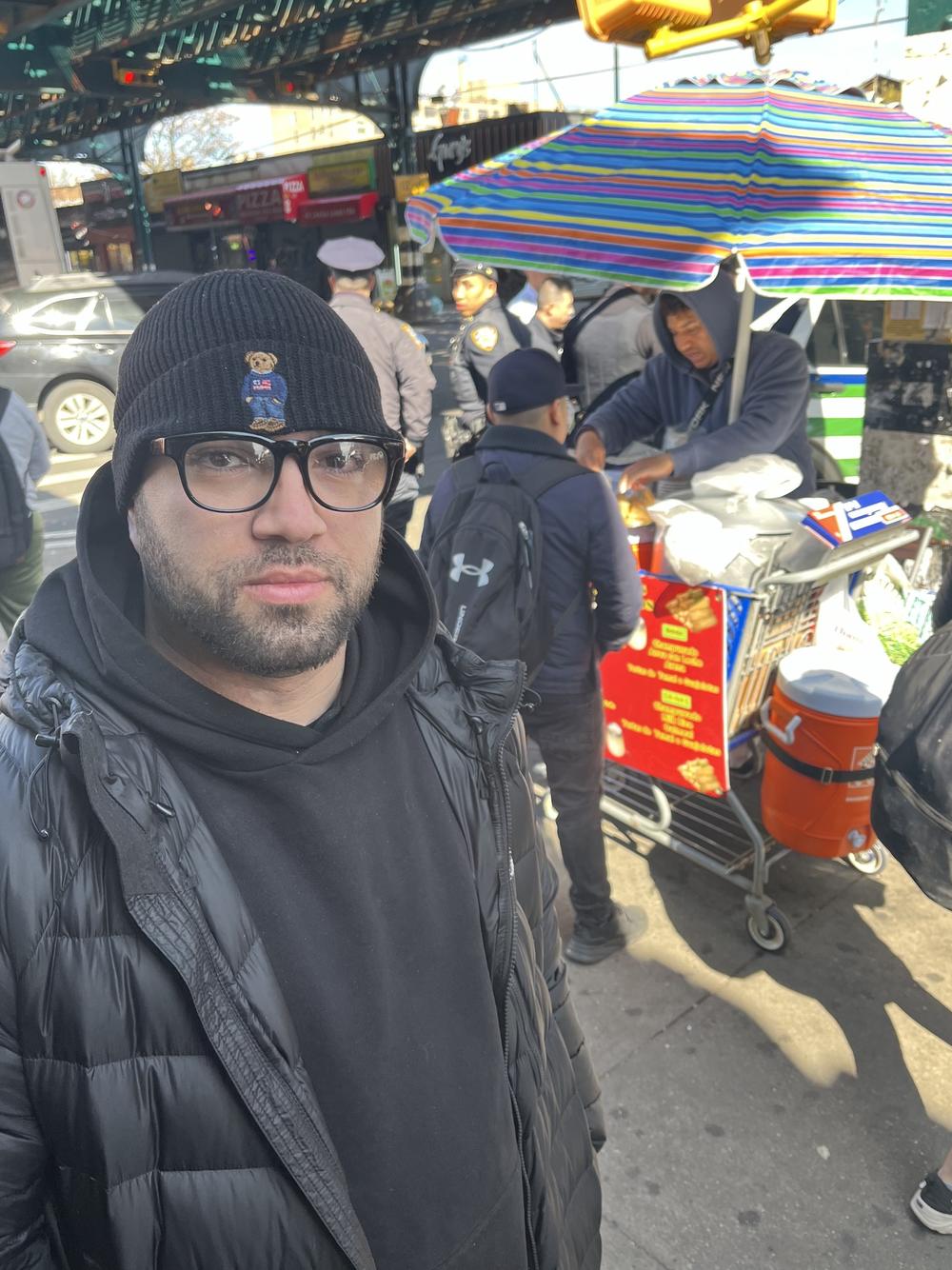 Johnny Velasquez says the arrival of migrants has coincided with rising crime in his home neighborhood, but police analysts say migrants may be targets for American-born perpetrators.