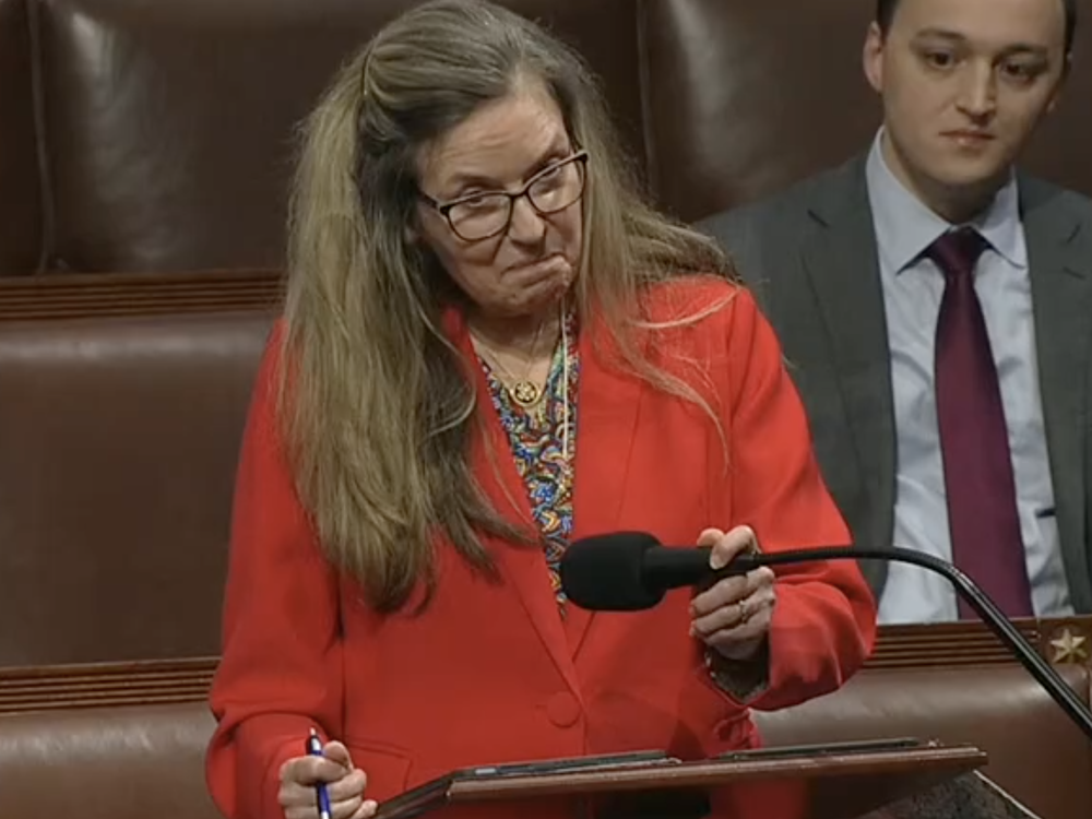 Virginia Rep. Jennifer Wexton used text-to-speech technology to advocate for her bill on the House floor Monday, following her diagnosis with the rare brain condition known as progressive supranuclear palsy.