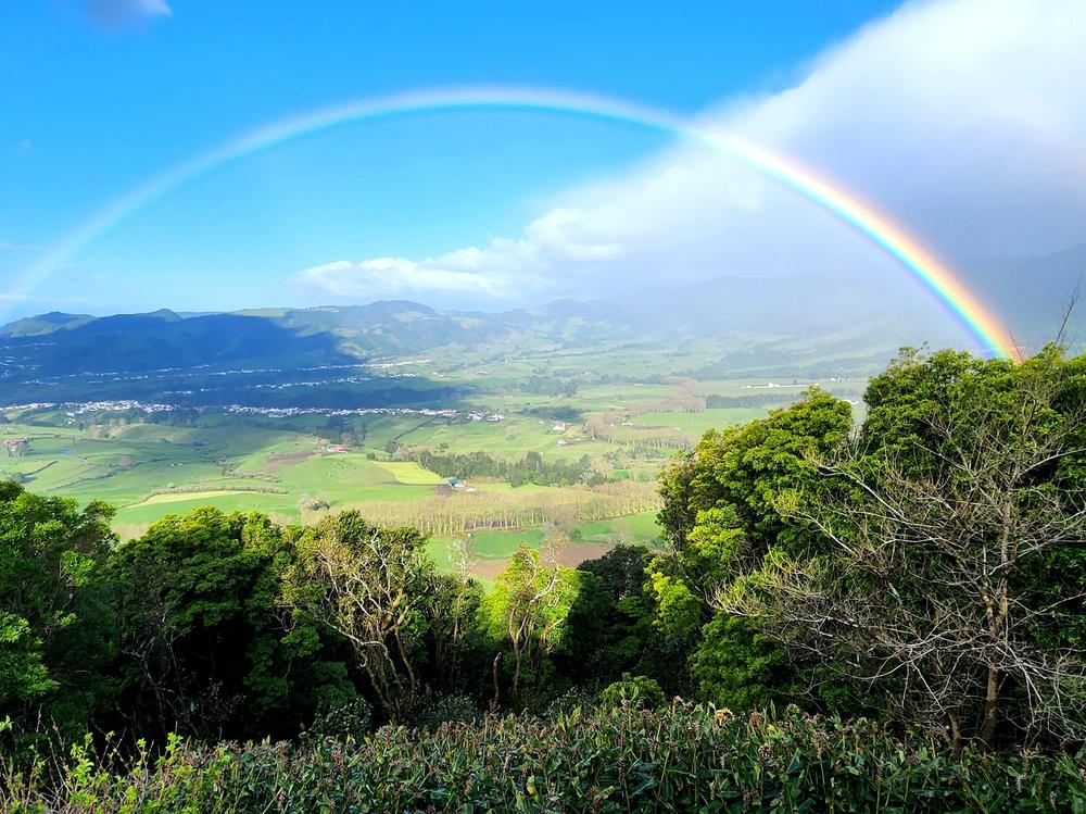 Rain often sweeps the Azores, shaping lush forests and emerald green meadows. When the skies clear, views are often spectacular.