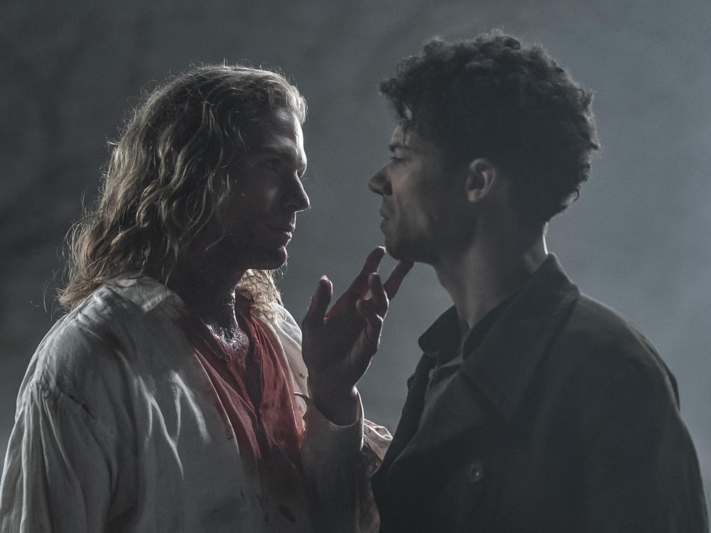 Sam Reid and Jacob Anderson in the second season of AMC's <em>Interview With the Vampire.</em>