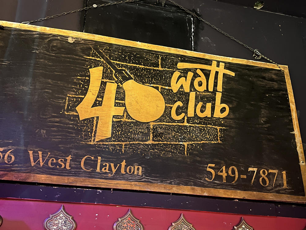 The 40 Watt Club in Athens, Georgia.