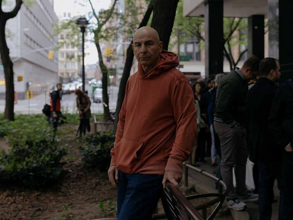 Among those in line was Craig Weinstein, 65, who was visiting from California.
