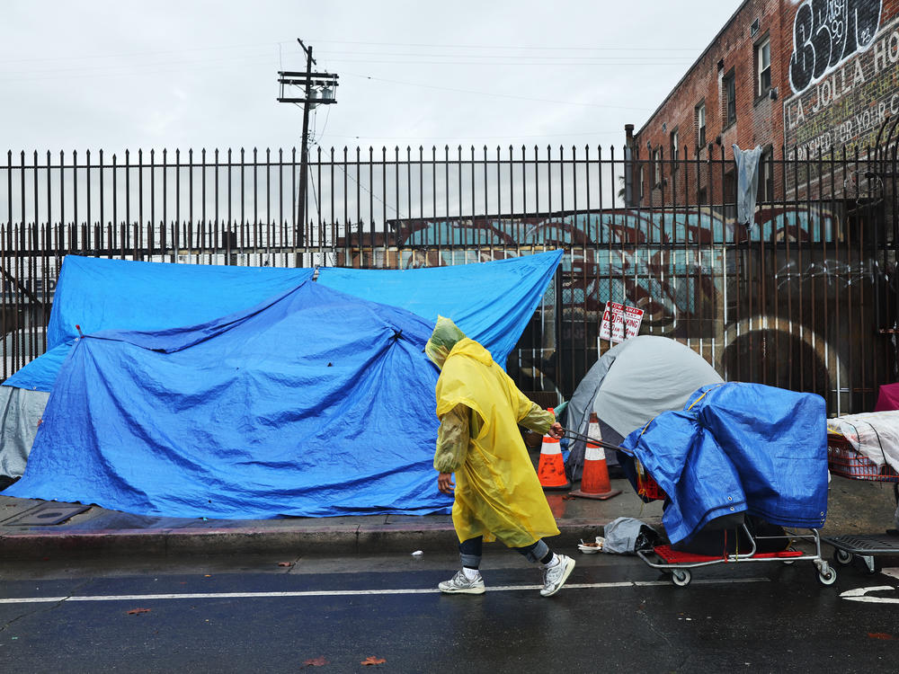 There is a record high rate of homelessness in the United States. An annual federal count found some 650,000 unhoused people on a single night in 2023.