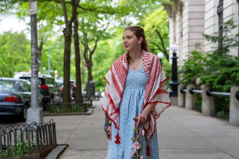 Marie Adele Grosso, 19, a sophomore at Barnard College, was arrested twice. First at the Columbia encampment that police dismantled on April 18. And again outside Hamilton Hall on April 30.