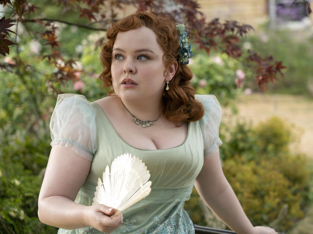 Nicola Coughlan as Penelope Featherington in Bridgerton.