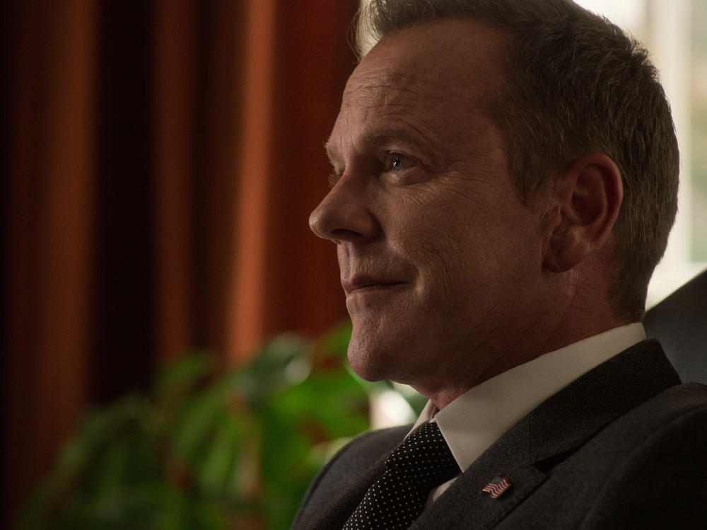Kiefer Sutherland in<em> Designated Survivor</em>.