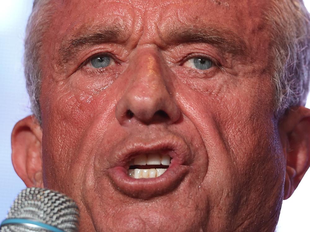 Presidential candidate Robert F. Kennedy Jr. speaks at the Libertarian National Convention on May 24 in Washington, D.C. Kennedy is seeking qualification to be part of the first presidential debate currently scheduled on June 27 between Democrat President Biden and Republican former President Donald Trump.