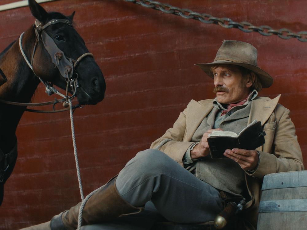  Viggo Mortensen plays Holger Olsen in <em>The Dead Don't Hurt.</em>