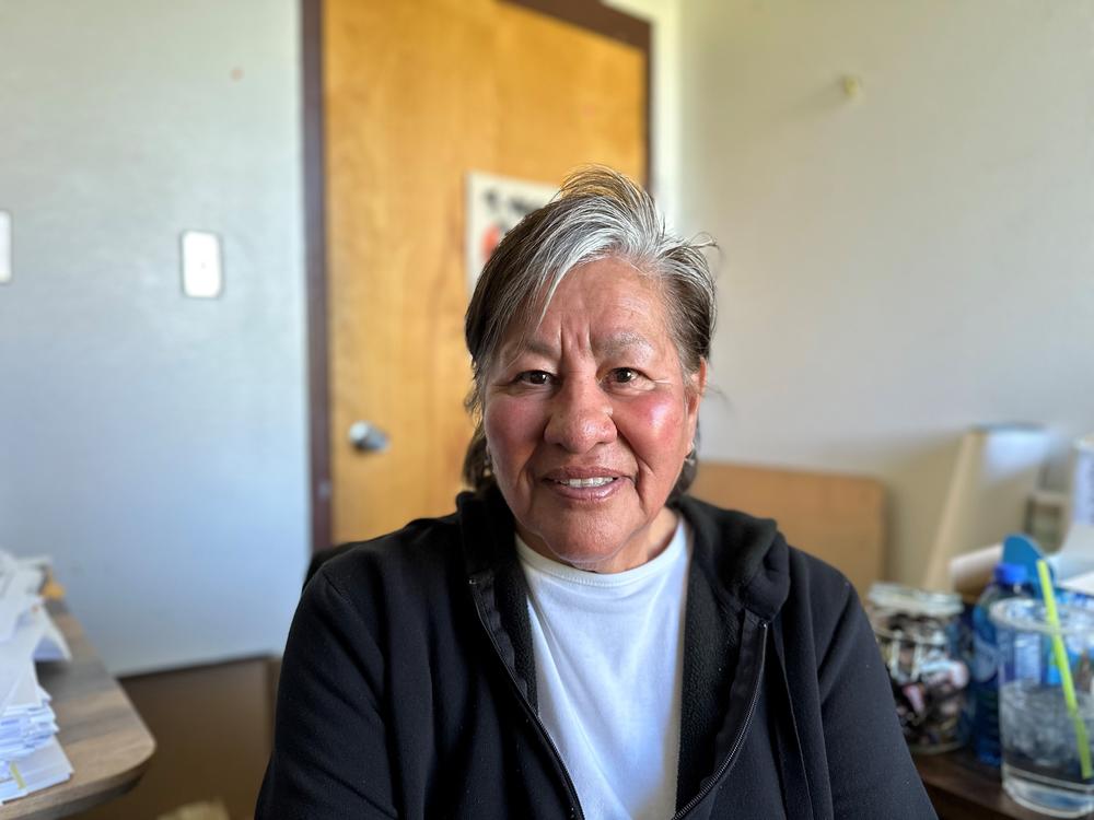 Myrna Broncho lives on the Fort Hall Reservation in rural southeast Idaho on Broncho Road, which is named after her family. Broncho enrolled in the federal Affordable Connectivity Program, which provided discounts on internet service. “I love it,” she says, but the program is ending. 