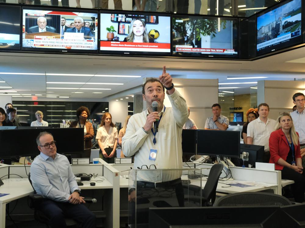 <em> The Washington Post</em>'s new publisher and CEO, Will Lewis, announced a newsroom leadership shakeup during a staff meeting on Monday.